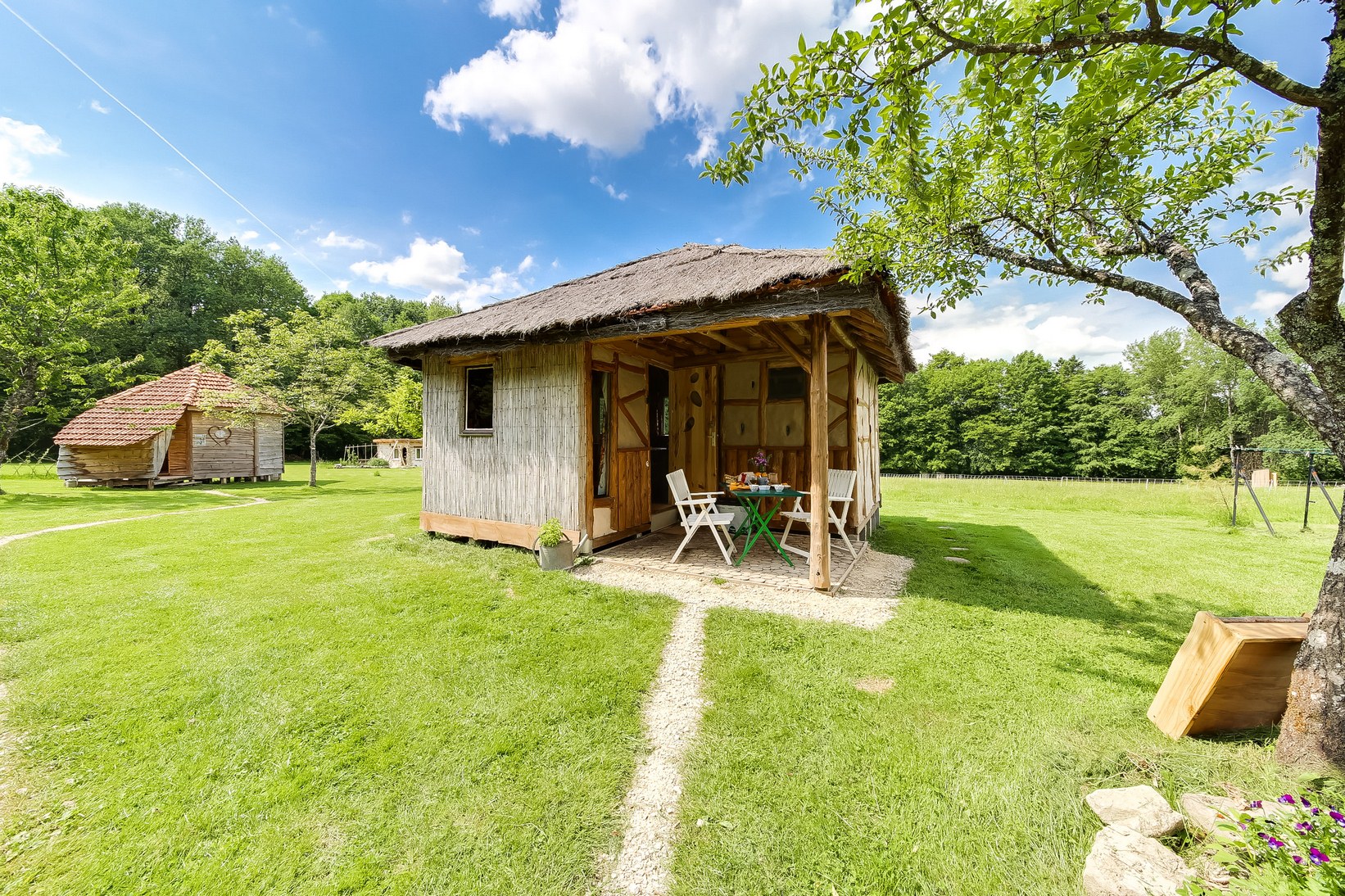 cabane paille des 3 petits cochons