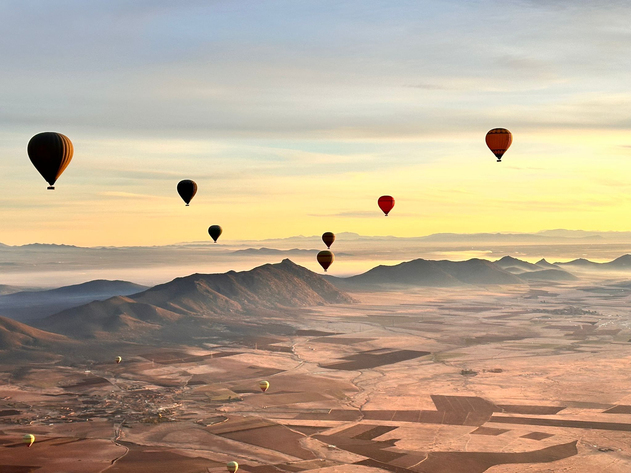 Vol en mongolfière